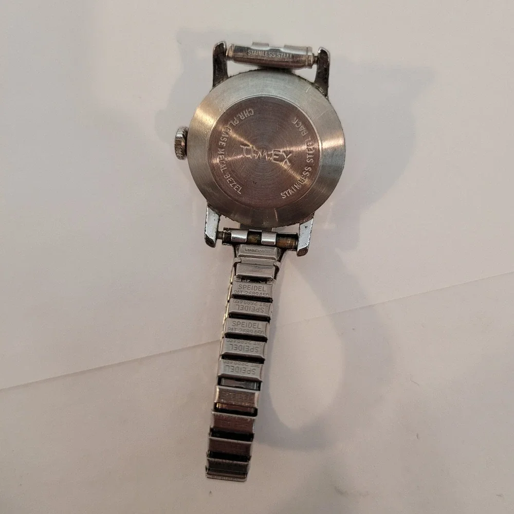 Timex Ingersoll Mickey Mouse Watch Spare Repair Vintage Manual Wind Speidel Band